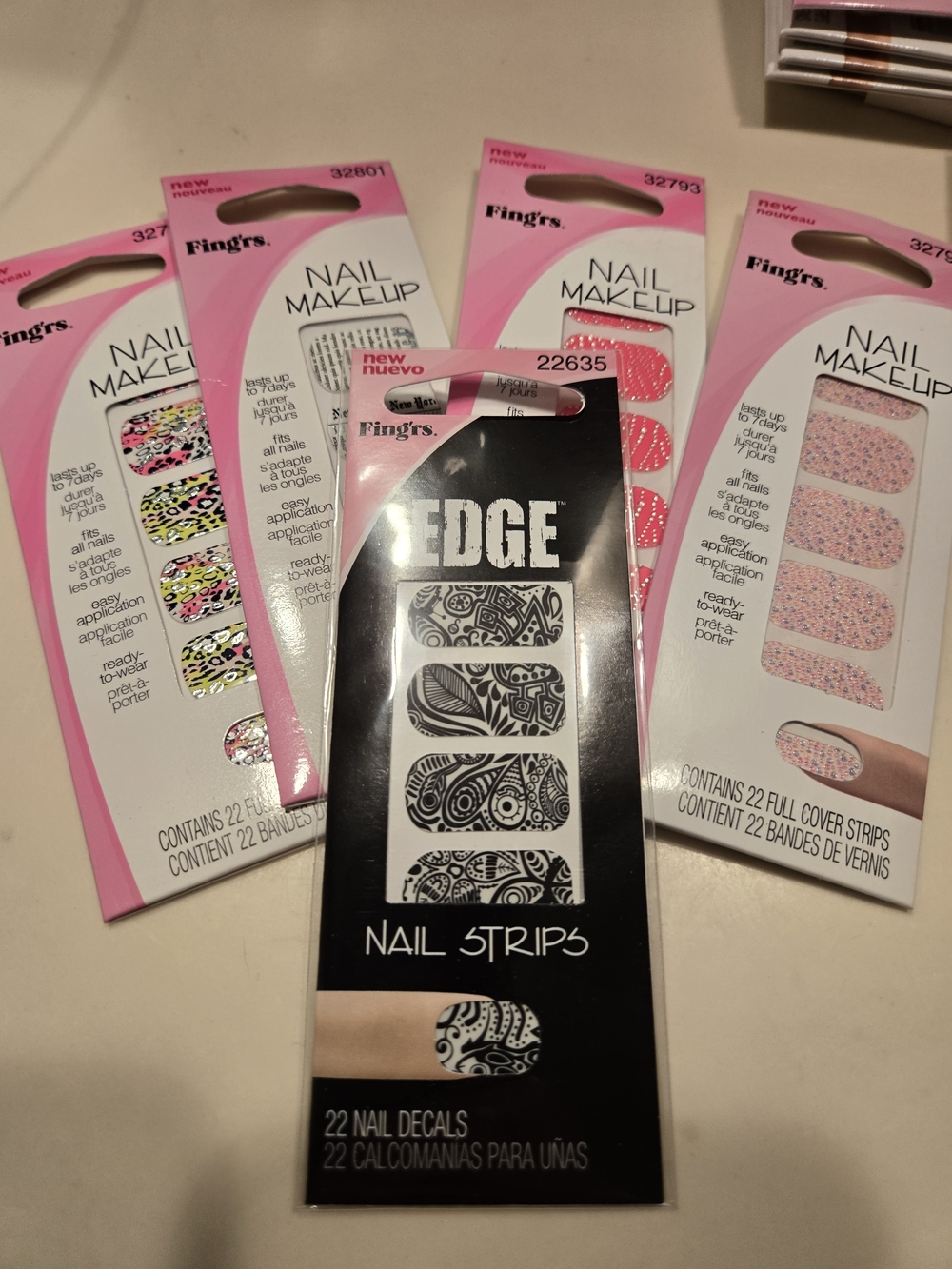 Fingrs Nail Strips - 5 Pack Variety